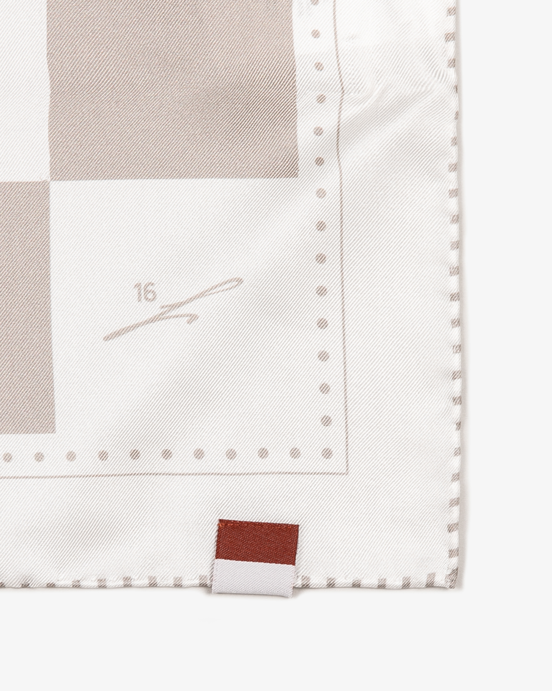 CHESSBOARD SILK BANDANA