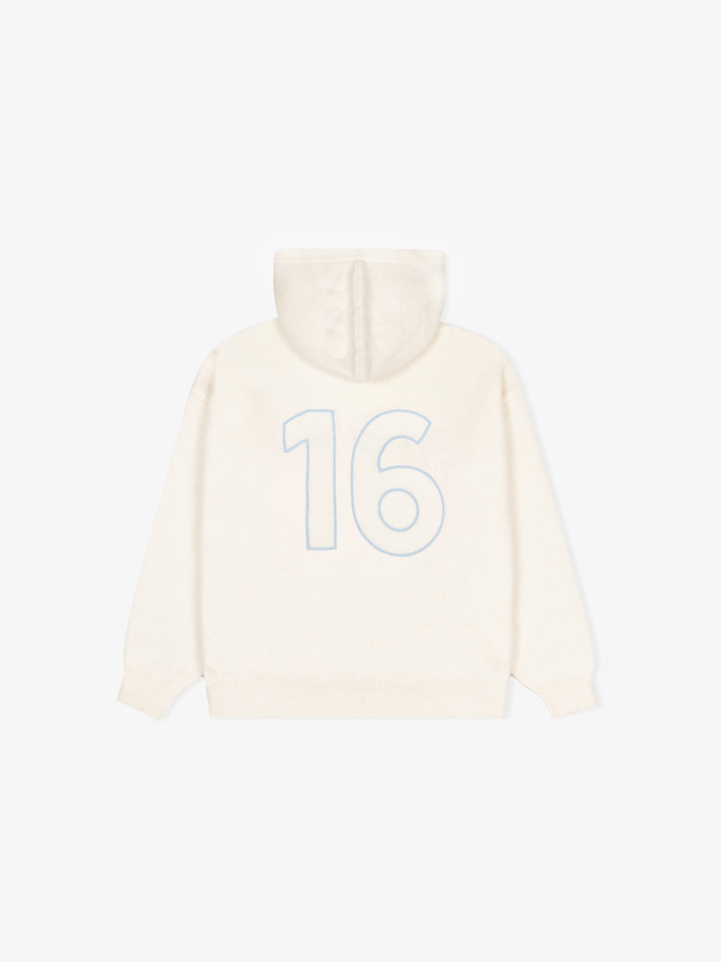 SIGNATURE KNIT HOODIE BONE – Charles Leclerc Store