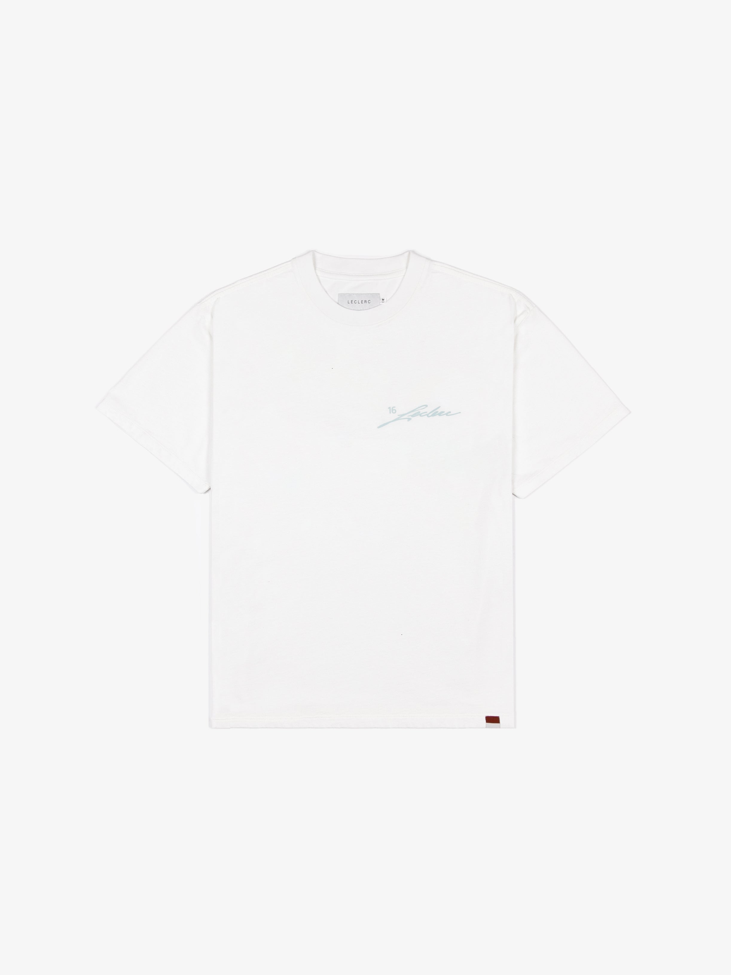 SIGNATURE TEE WHITE – Charles Leclerc Store