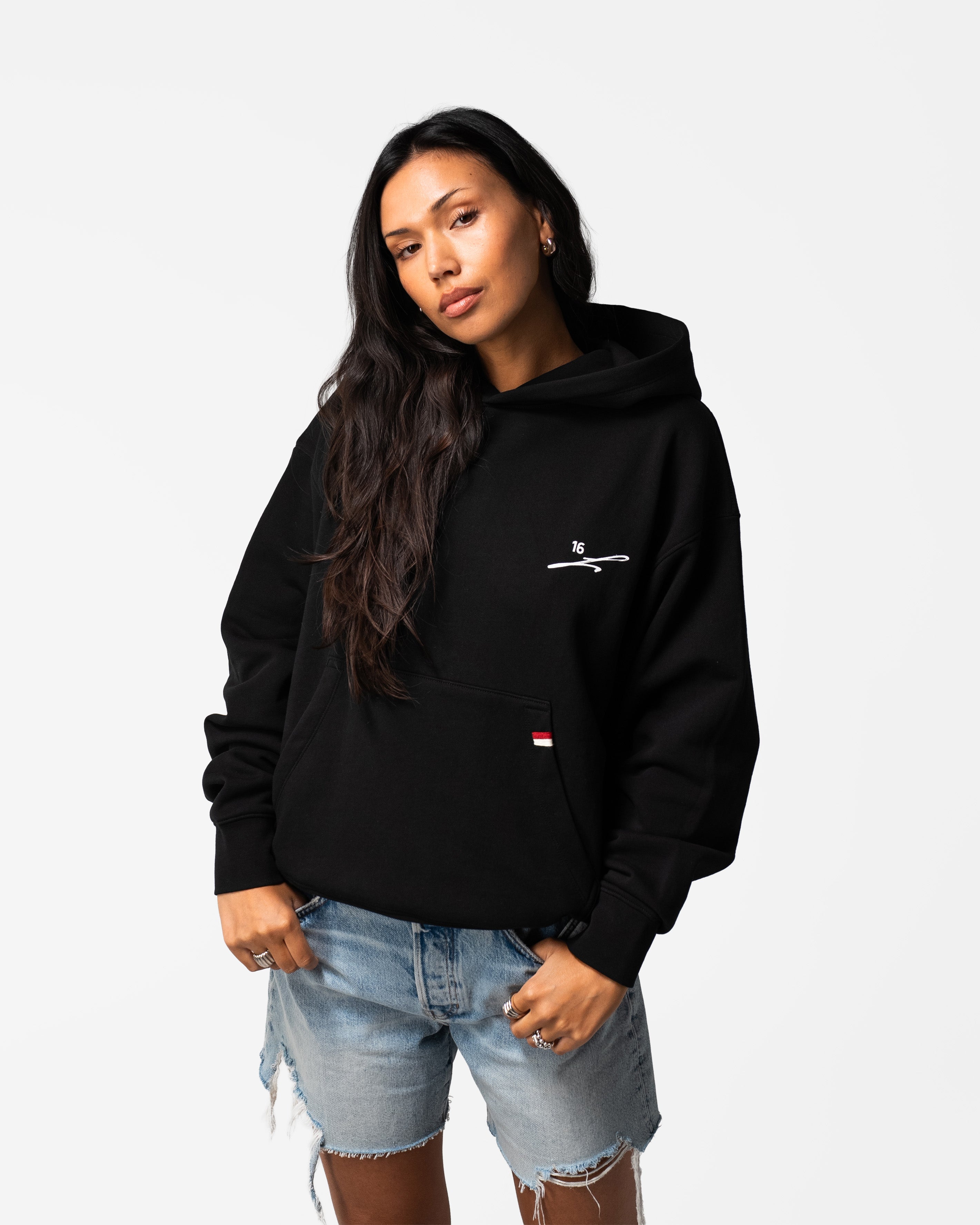 SIGNATURE HOODIE BLACK