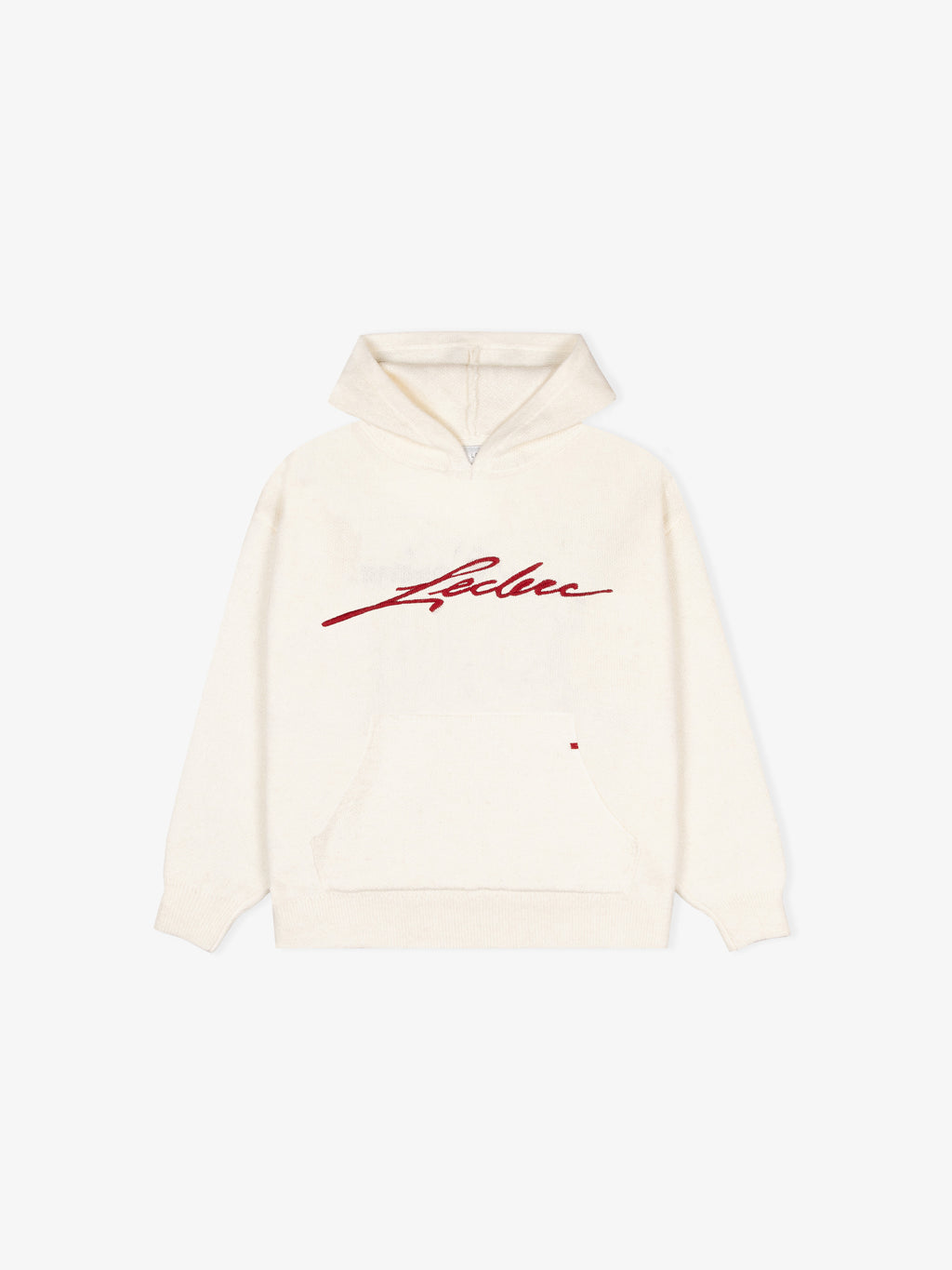 SIGNATURE KNIT HOODIE CREAM