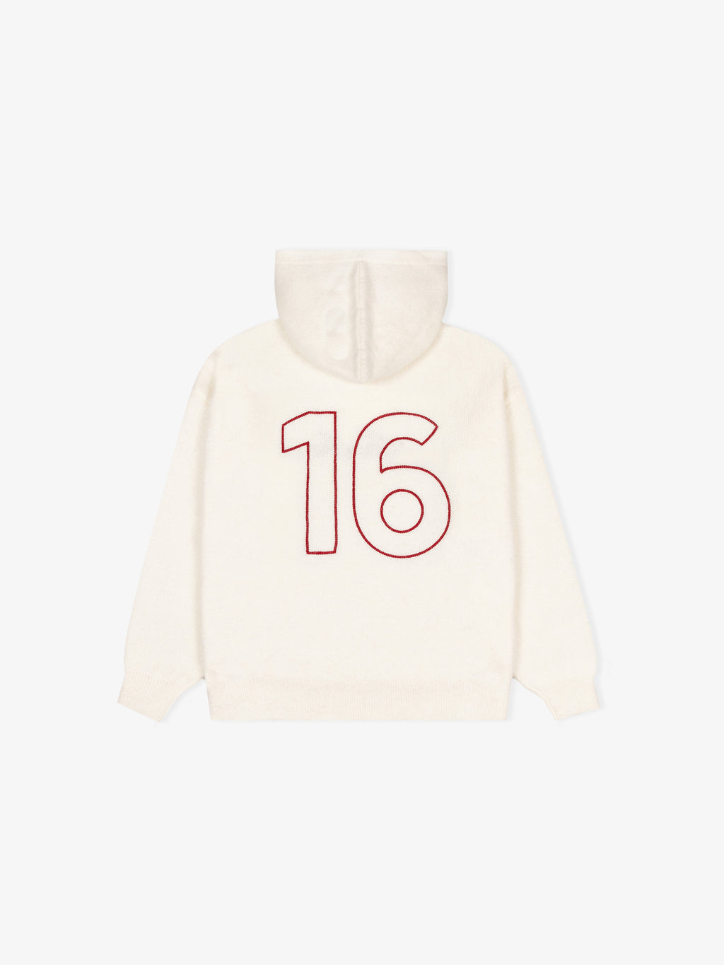 SIGNATURE KNIT HOODIE CREAM