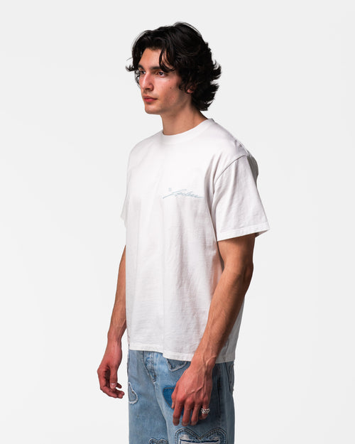 SIGNATURE TEE WHITE