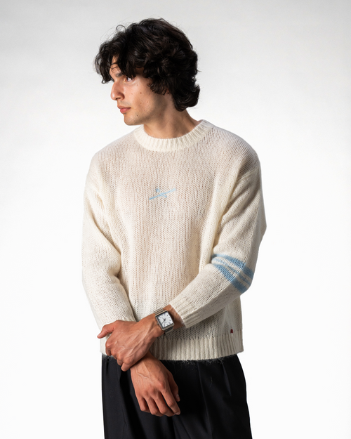LOOSE GAUGE KNIT SWEATER