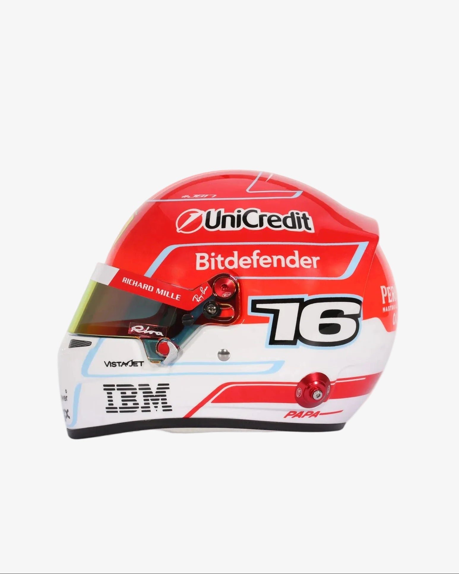 MINI LECLERC REPLICA 2026 HELMET IN 1:2 SCALE – Charles Leclerc Store