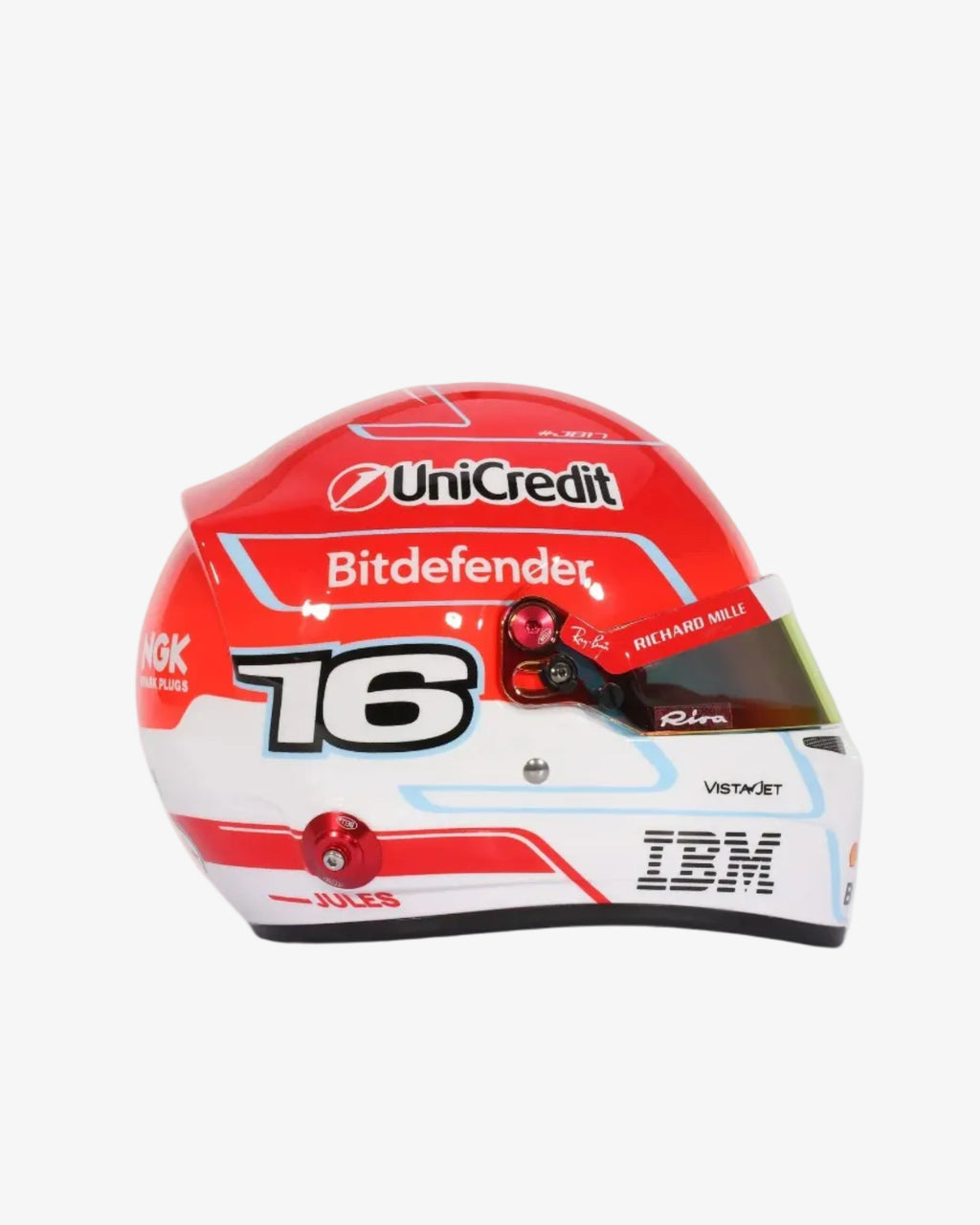 MINI LECLERC REPLICA 2026 HELMET IN 1:2 SCALE – Charles Leclerc Store