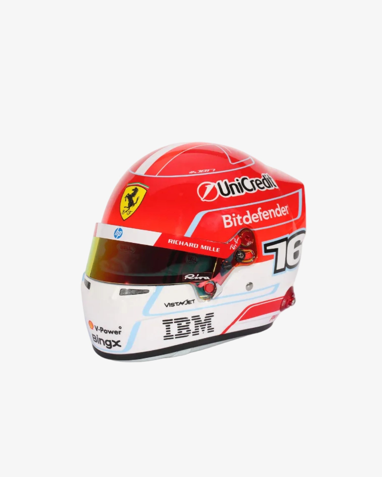 MINI LECLERC REPLICA 2026 HELMET IN 1:2 SCALE