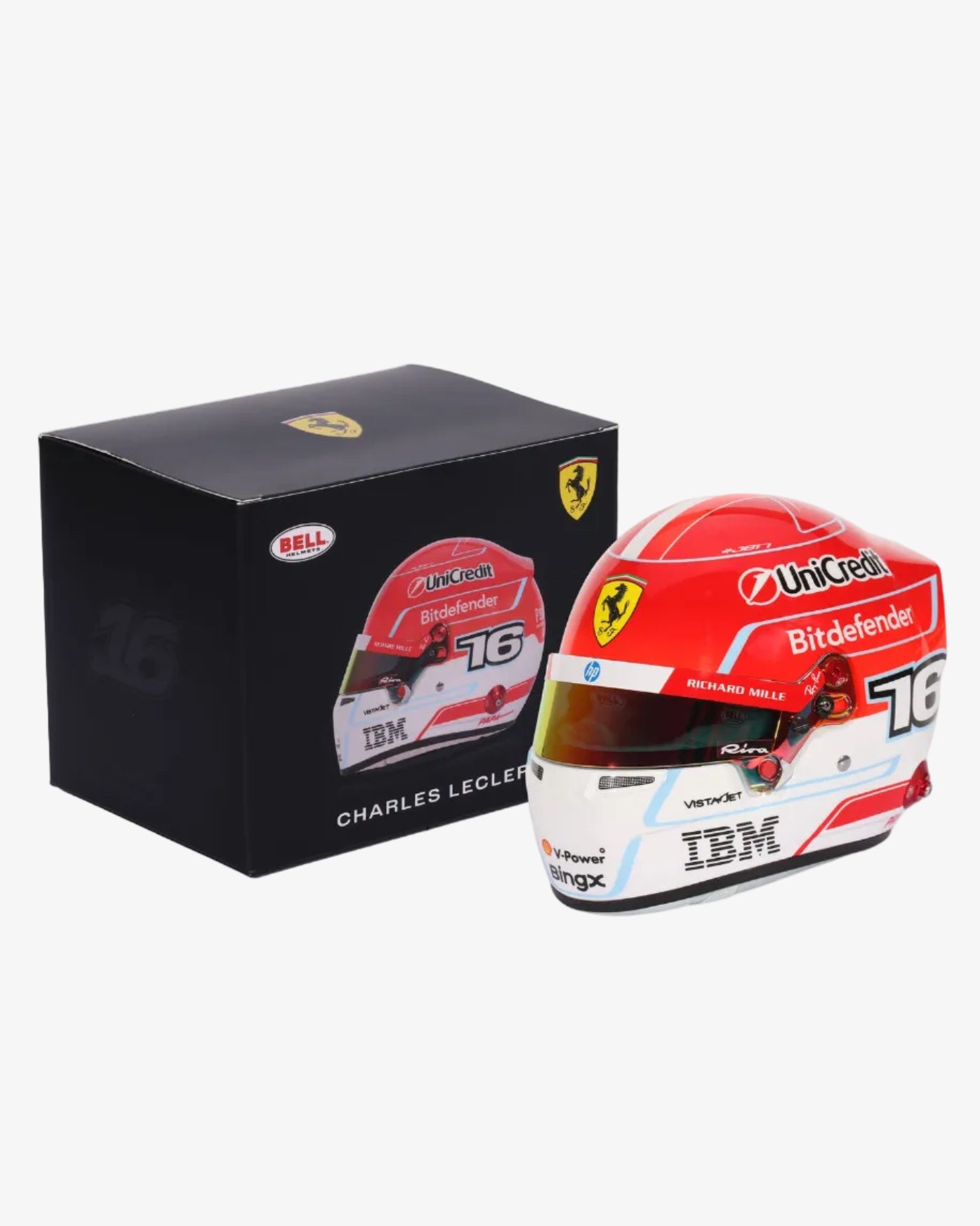 MINI LECLERC REPLICA 2026 HELMET IN 1:2 SCALE